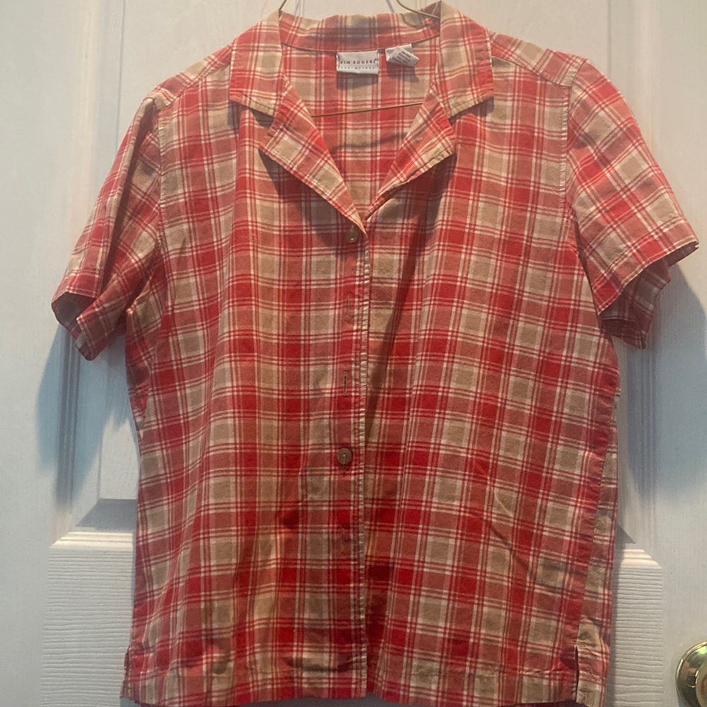 Kim Rogers - Plaid Blouse